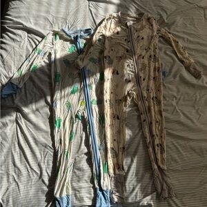 Angel Dear Blue and Green Baby Outfit